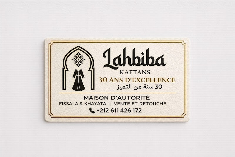 LAHBIBA CAFTAN -Couture, Fissala & Vente Marrakech